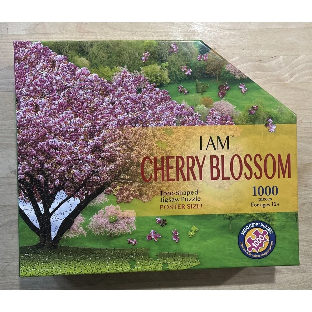 Madd Capp I AM CHERRY BLOSSOM Tree-Shaped Jigsaw Puzzle, 1,000 Pieces‎
